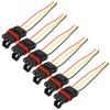 Saihisday 6 Pcs Pulse Power Plug Pigtail Connector Replacement for