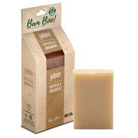 Jabón Artesanal Natural Cerveza y Almendras 100 g Bam Boo! Lifestyle