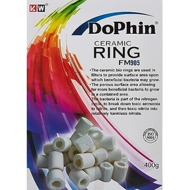 Dophin FM905 Akvaryum Dış Filtre İçin Seramik Halka, Seramic, 400 G