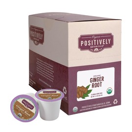 Organic Positively Botanicals Company, Ginger Root, K-Cup Compatible, 24 Pods