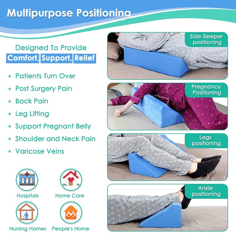 Sleeping Wedge Pillow For Adults Seniors Post Surgery Wedge Pillow