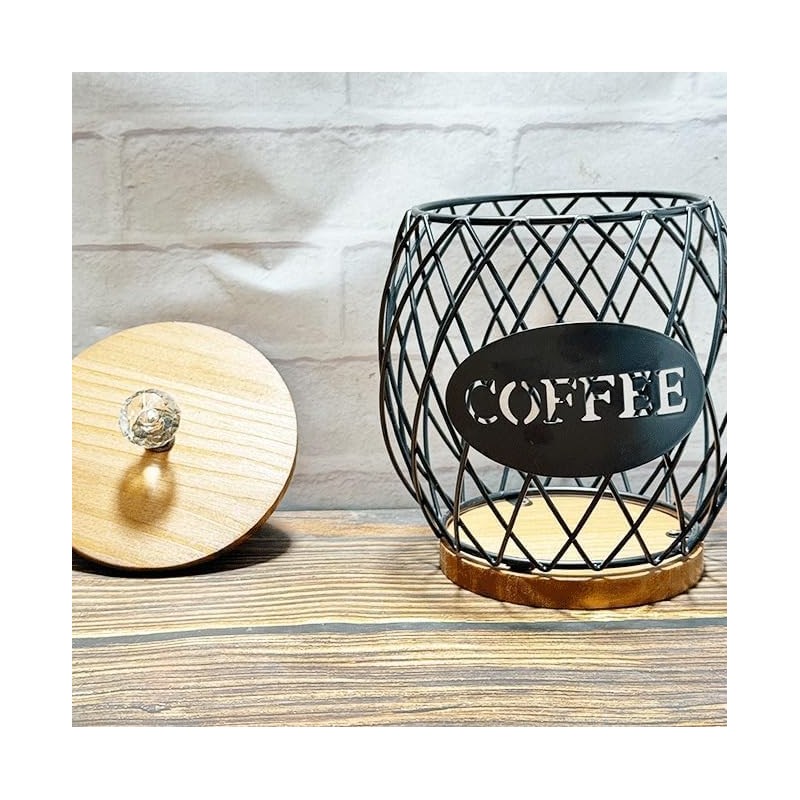 Coffee Pod Holders Storage Basket for Kitchen Counter and Office