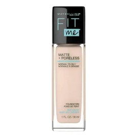 Base Fit Me Matte + Poreless 128 Warm Nude Maybelline