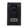 12V DC Marine Boat Voltmeter LED Dual Battery Test Panel