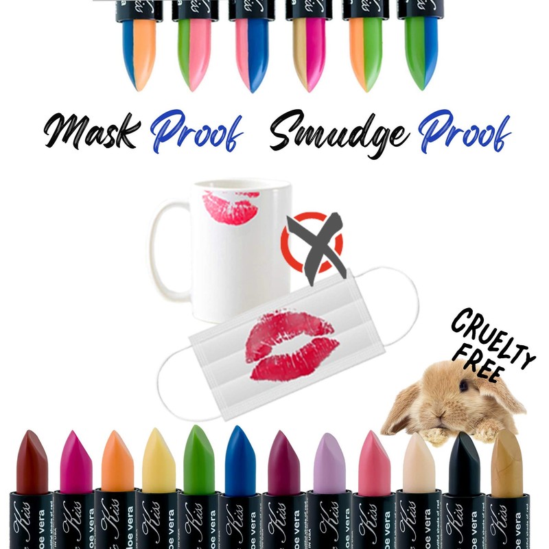 Magic Kiss Lipstick Set Aloe Vera Color Changing 6 Pack