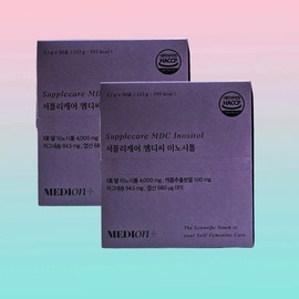 Medion Supplecare MDC Inositol 2 Boxes (60 Packets) Folic Acid Vitamin / 메디온 서플리케어 엠디씨 이노시톨 2박스 (총 60포) 엽산 비타민