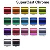 12"x60" (1FTx5FT) Black Supercast Chrome Vinyl Wrap Sticker Car Auto