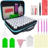 Diamond Painting Storage Box, 60 Compartments Plastic Tins Accessory Boxes,
