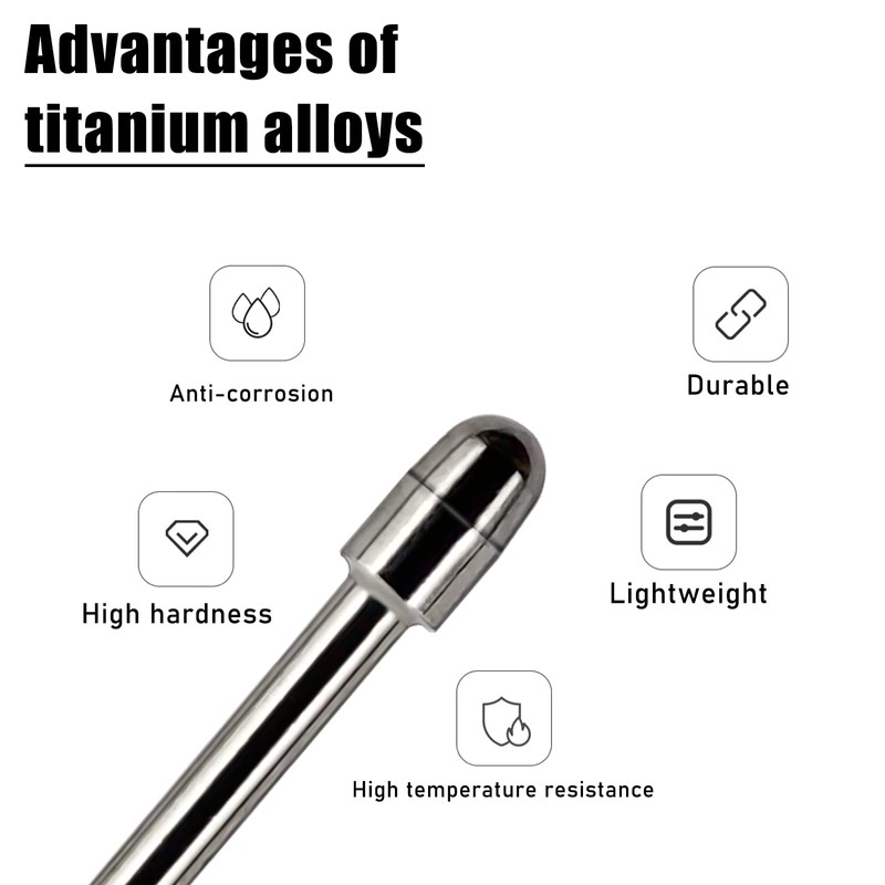 2pcs Titanium Alloy Fine Point Tip for Wacom Pro Pen