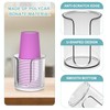 2 Pack Bathroom Cup Dispenser - Countertop 3 oz Bathroom