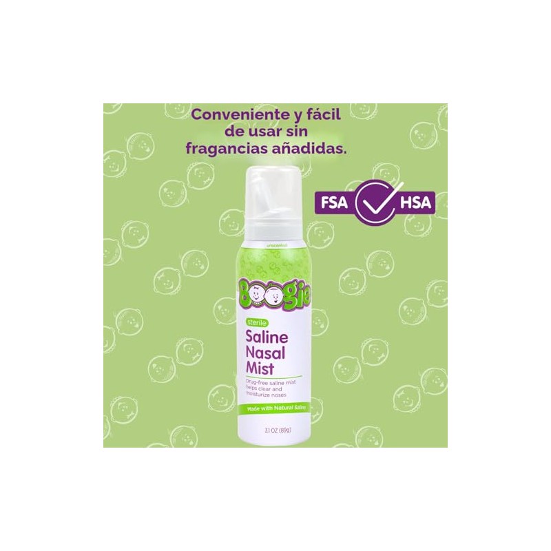 Aerosol nasal salino estéril de Boogie Mist., BW-026, 1, 1
