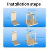 Heavy Duty Pivot Hinge for Wood Door,with 360 Degree Rotation,