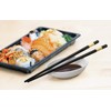 Hiware 10-Pairs Reusable Fiberglass Chopsticks Gold