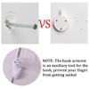 tonyg-p 60 Pack Non-Trace Picture Hooks for Hard Wall, Multi