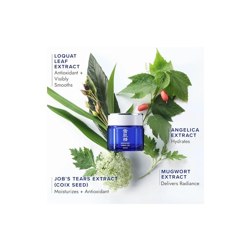 SEKKISEI- Gel a base de hierbas, multiusos, 6 en 1,