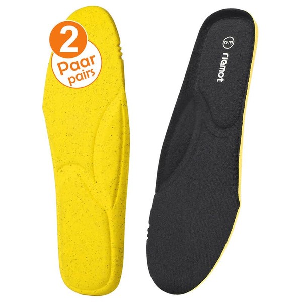 [2 Pairs] riemot Memory Foam Insoles for Women,Comfort Insole Shock