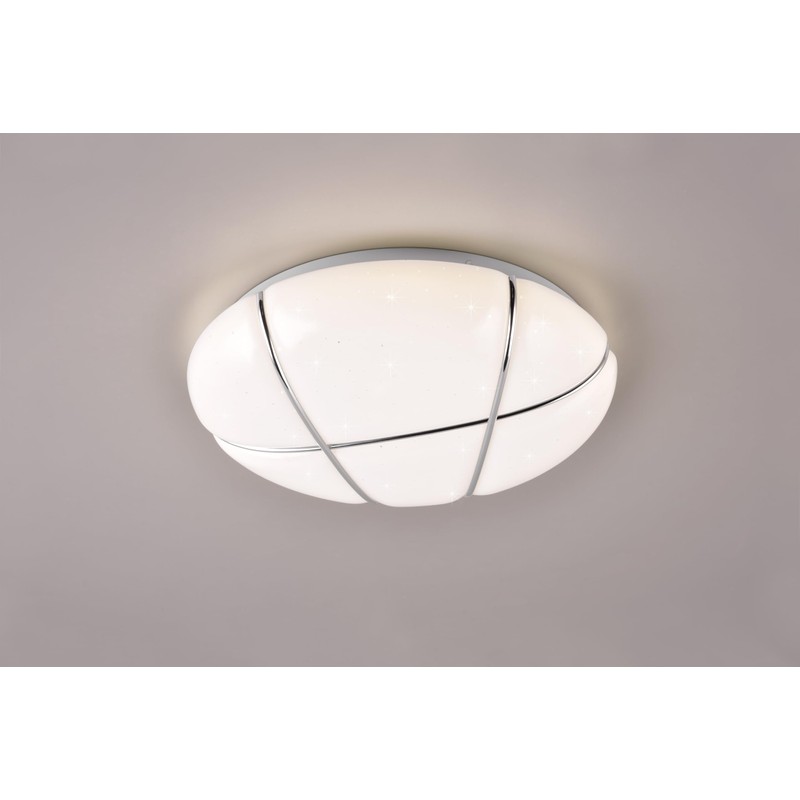 Reality Leuchten Tibor R62903001 LED Ceiling Light Plastic White with