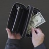 Multi-functional Large Capacity Python Switchable Long Wallet, Men's, W Zipper,