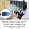 UerGlass Glass Repair Kit Grinding Polishing Abrasive Disc Mesh Net
