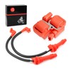 Moto1988 Ignition coil & Spark plug Wire Cap Compatible with