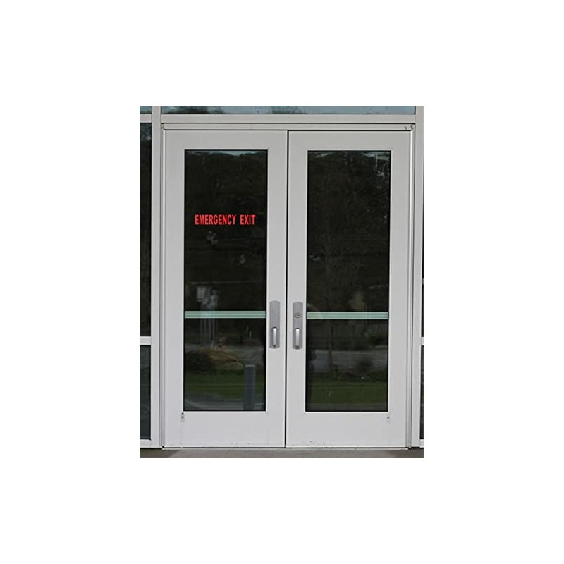 Emergency Exit Window/Door Decal Sticker 6.5" X 1"