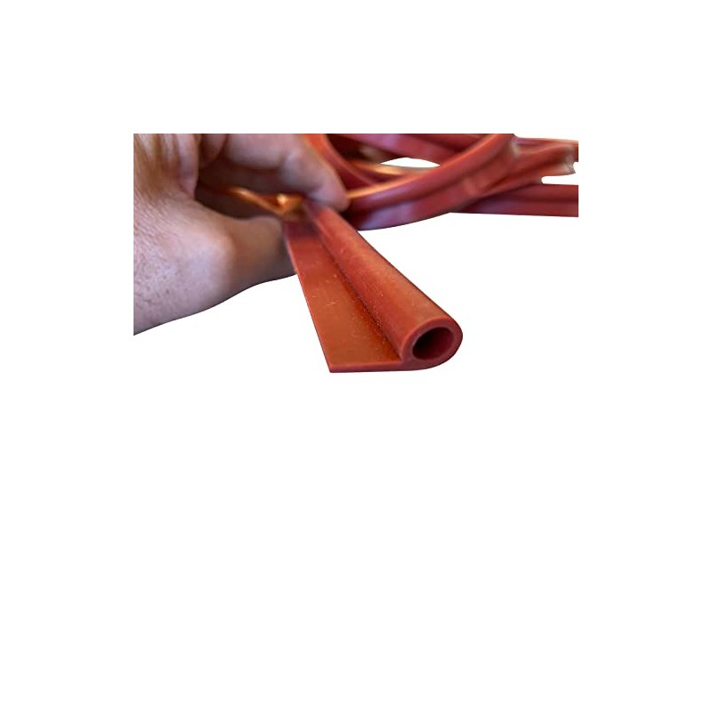 Silicon Tadpole Seal, P-Gasket 12 feet - for BBQ Smoker