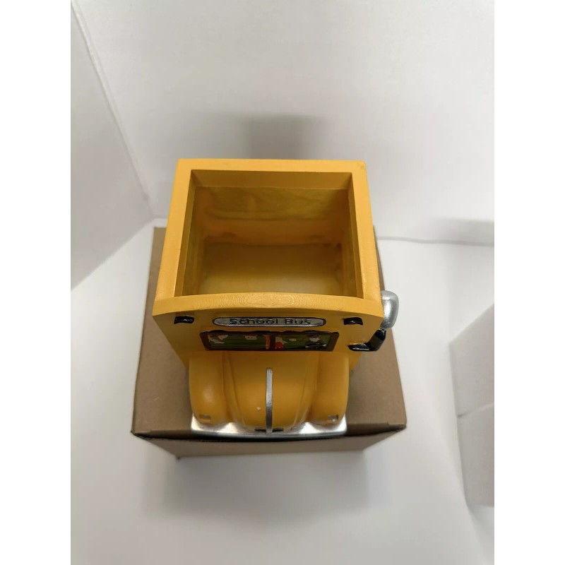 Nancy Pew Cute School Bus Planter - Or Multiply Use