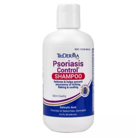 TriDerma Psoriasis Control Scalp Exfoliator Treatment Shampoo, 8.3 oz