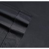 Brooklyn Loom Solid Cotton Percale Sheet Set, Queen, Black