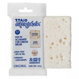 T.Taio Esponjabon. Esponja+jabon En 1. Concha Nácar. Pack 10pz.