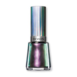 Revlon Nail Enamel, Chip Resistant Nail Polish, Glossy Shine Finish, in Black/Grey, 120 Amethyst Smoke, 0.5 oz