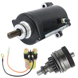 Soarider Starter & Bendix & Relay for Yamaha Jetski 760 1996-2001, GP760/WB760/XL760/RA760/WVT760, Wave Runner 760 97-01| Wave Blaster II 760 96-97| Wave Runner 760 98-99,64X-81800-00-00 18894 SMU0409