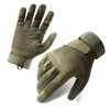 Protective Gloves Full Finger M Size Microfiber Leather Breathable Wind