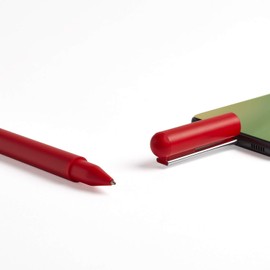 Lexon C-Pen 32GB USB C Flash Memory - Stainless Steel Clip - ABS Main Body (Rosso)