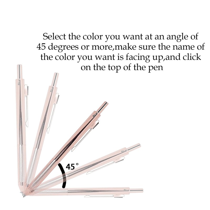RANBOS 4-in-1 Four-Color Multifunctional Pen, Black/Red/Blue Ballpoint Pen and 0.5mm