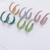Statement Earrings for Women Bohemian Hoop Earring Cz Dangle Drop