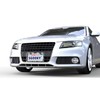 2Pcs Sgooky 3D Curly Wave Pattern License Plate Holder Chrome