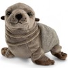 Carl Dick Seal grey 27cm, Plush Toy, Soft Toy, Stuffed