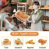 Clear Bread Bags with Ties, 30 Reusable Plastic Bags for