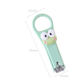 JOCXZI Nail Clippers Set - 2 Pieces Nail Clippers Straight, Clippers for Fingernails, Nail Clippers Sharp, Nail Cutter for Women, Girls and Children (Green/Pink)