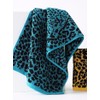 KINGSHORE 3 Piece Premium Bath Towel Set (Leopard), 1 Bath