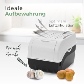 Novaliv Vegetable Box Potato Storage Container 3.5 L to 9 L