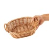Olympia Willow Large Oval Table Wicker Basket, Brown, Size: 130(H)
