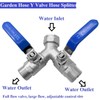 YSIL Garden Hose Splitter 3/4" GHT Thread 2 Way Heavy