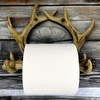 Deer Antler Wall Mounted Toilet Paper Roll Holder – Rustic