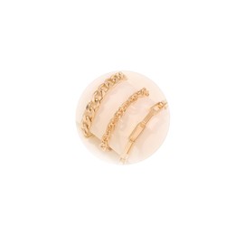 Gold Bracelets for Women Cuban Link Chain Bracelet Gold Layered Bracelet Set Adjustable Paper Clip Chain Bracelet Trendy Jewelry Gift for Girls (B)