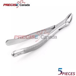 Precise Canada SET OF 5 EXTRACTING FORCEPS # 151 DENTAL SURGICAL INSTRUMENTS EXTRACTION FORCEPS