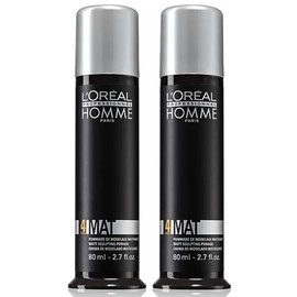 L'Oréal Professionnel Homme Duo Mat Modelling Ointment 2 x 80 ml