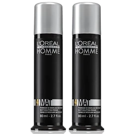 L'Oréal Professionnel Homme Duo Mat Modelling Ointment 2 x 80 ml