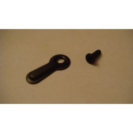 Art Display Systems 200 Black Plated Ridged Picture Frame Turn Button 1" with Black Screws + Samples